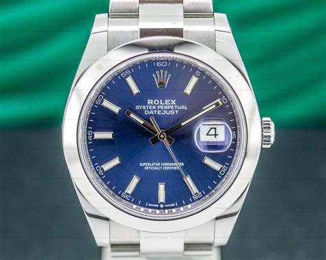 Rolex oyster perpetual Datejust blue